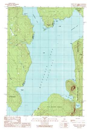 North East Carry topo map