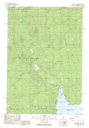 Socatean Bay USGS topographic map 45069g7