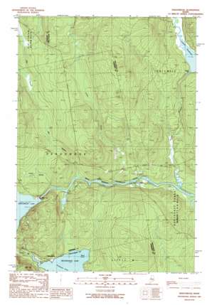 Seboomook USGS topographic map 45069h6