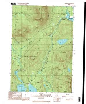Kennebago USGS topographic map 45070a7