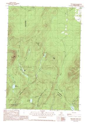 Twin Peaks USGS topographic map 45070c8