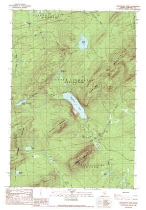 Enchanted Pond topo map