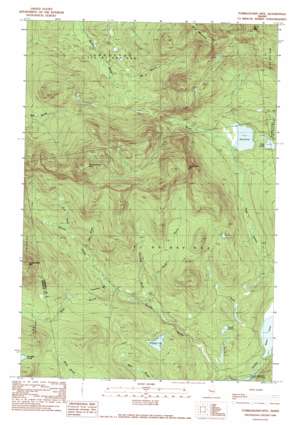 Tumbledown Mountain USGS topographic map 45070d4