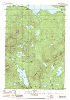 Megantic USGS topographic map 45070e1