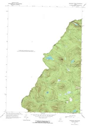 Boundary Pond USGS topographic map 45070e6