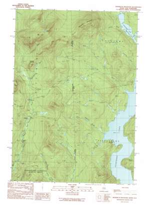 Bosebuck Mountain USGS topographic map 45071a1