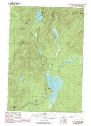 Second Connecticut Lake topo map