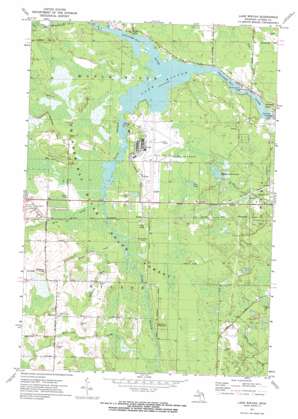Lake Winyah USGS topographic map 45083a5