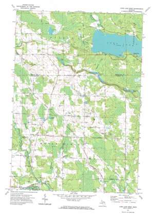 Long Lake West USGS topographic map 45083b5