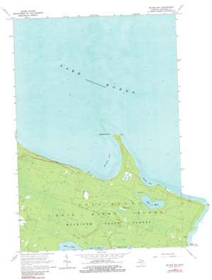 Mcrae Bay topo map