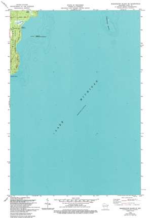 Washington Island SE USGS topographic map 45086c7
