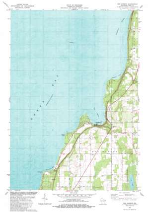 Egg Harbor USGS topographic map 45087a3
