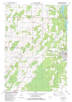 Harmony USGS topographic map 45087a7