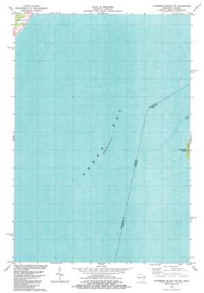 Chambers Island USGS topographic map 45087b4