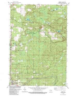Amberg USGS topographic map 45087e8