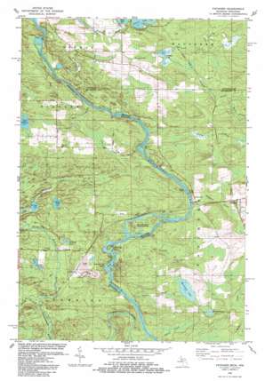 Faithorn USGS topographic map 45087f7