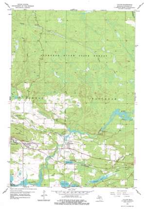 Vulcan USGS topographic map 45087g7