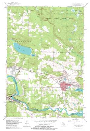 Norway USGS topographic map 45087g8