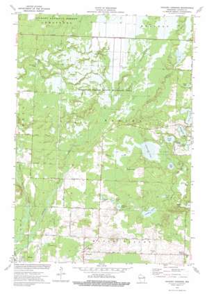 Hickory Corners USGS topographic map 45088a3