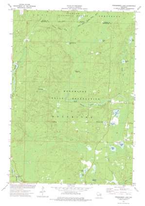 Fredenberg Lake USGS topographic map 45088a5