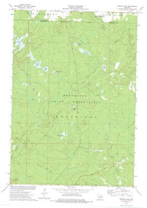 Perote Lake USGS topographic map 45088a7