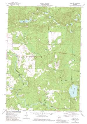 Langlade USGS topographic map 45088b6