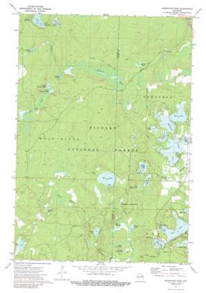 Reservoir Pond USGS topographic map 45088c6