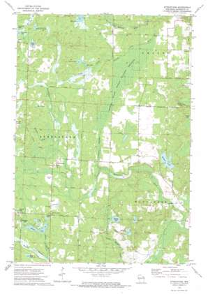 Athelstane USGS topographic map 45088d1
