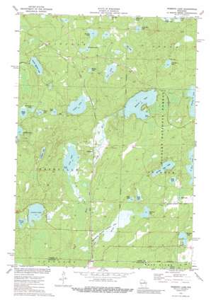 Roberts Lake USGS topographic map 45088d7