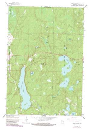 Lake Lucerne USGS topographic map 45088e7