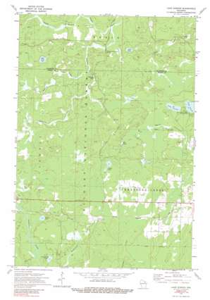 Lake Gordon USGS topographic map 45088f5