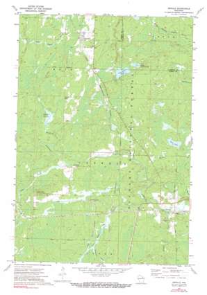 Lake Gordon USGS topographic map 45088f6