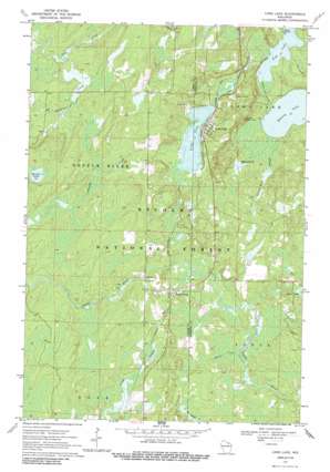 Long Lake USGS topographic map 45088g6