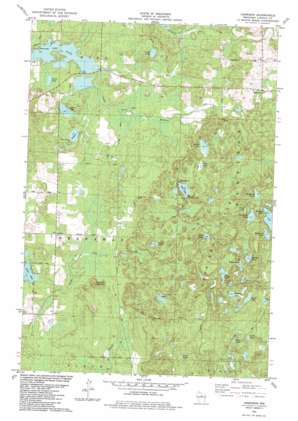 Harrison USGS topographic map 45089d5