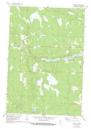 Spirit Falls USGS topographic map 45089d8