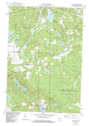 Lake Julia USGS topographic map 45089e4