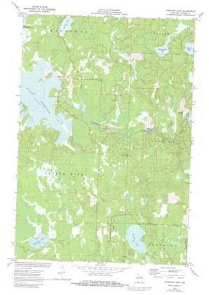 Burrows Lake USGS topographic map 45089f7