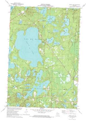 Fence Lake USGS topographic map 45089h7