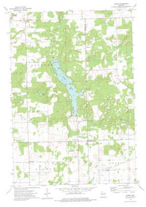 Huron USGS topographic map 45090a8