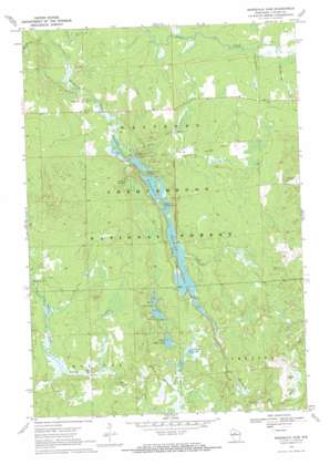Mondeaux Dam USGS topographic map 45090c4