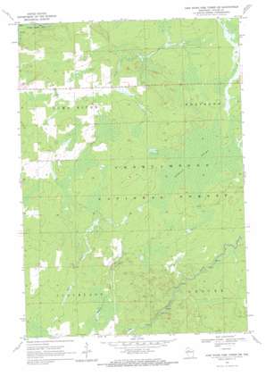 Jump River Fire Tower Sw topo map