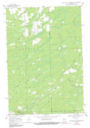 Jump River Fire Tower Nw topo map
