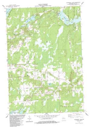 Cranberry Lake USGS topographic map 45090f3