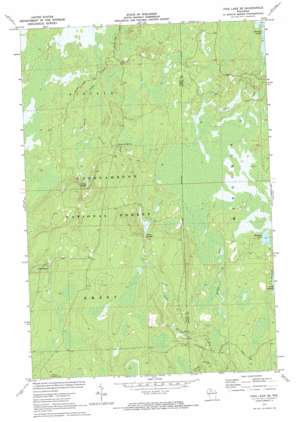 Pike Lake SE USGS topographic map 45090g1
