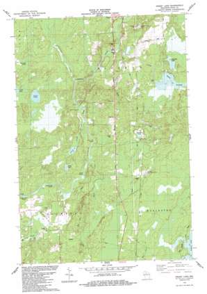 Priest Lake USGS topographic map 45090g4