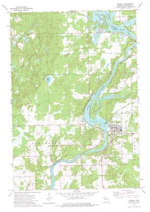 Cornell USGS topographic map 45091b2