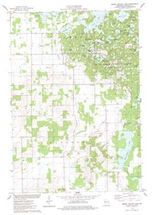 Marsh-Miller Lake USGS topographic map 45091b4