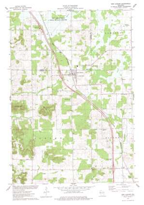 New Auburn USGS topographic map 45091b5