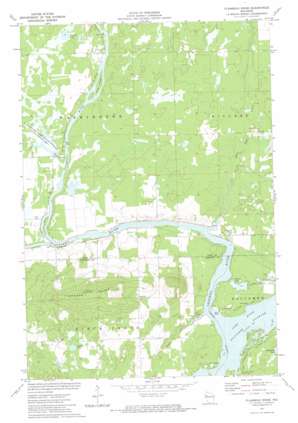 Flambeau Ridge USGS topographic map 45091c2