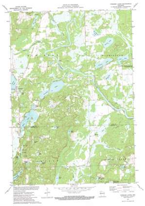 Fireside Lakes USGS topographic map 45091c3
